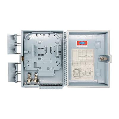 China Indoor / Outdoor Fiber Optic Termination Box Plastic Housing 16 Ports SC Simplex Type for sale