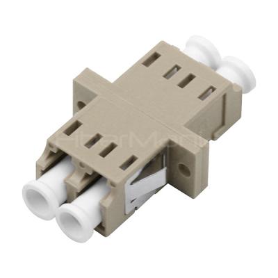 China LC UPC To LC UPC Multimode Fiber Optic Coupler , Plastic Duplex Fiber Adapter for sale