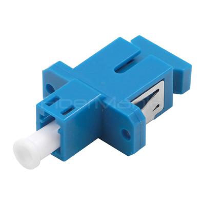 China Single Mode Simplex Plastic Fiber Optic Adapter Cable LC Male To SC Female for sale