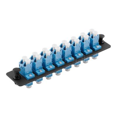 China LC Adapter Panel 8 Port Fiber Patch Panel LC Duplex Single Mode Or Multimode Adapter for sale