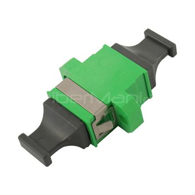 China Adaptador MTP/MPO de modo simple con huella SC verde en venta