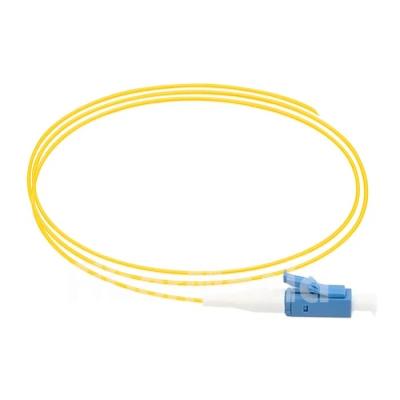 China LC/UPC 0.9mm Simplex Single Mode Fiber Optic Pigtail Yellow Jacket for sale