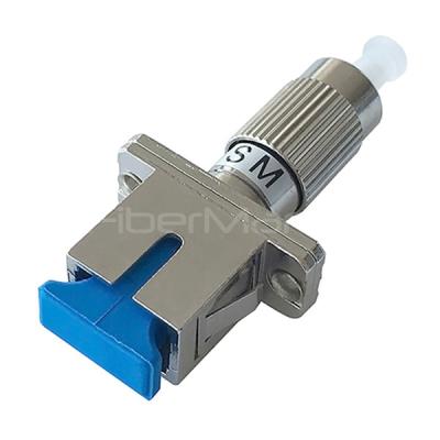 China FC Male To SC Female Single Mode Simplex Fiber Optic Hybrid Adapter for sale