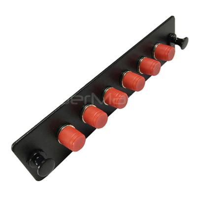 China 6 Ports FC Adapter Panel Loaded Wtih 6 FC Multimode Adapter for sale