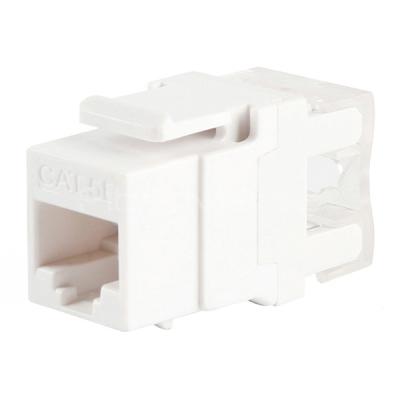 China High Quality CAT.5E UTP Keystone Jack Module UL Listed 180 Degree White for sale