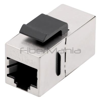 China RJ45 Inline Coupler 1000Base-T CAT.5E Shielded Female to Female Insert Inline Coupler for sale