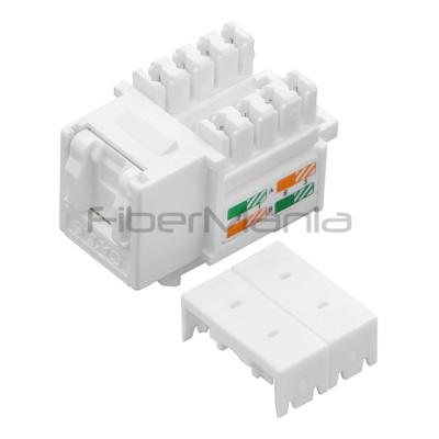 Cina Catena di tipo sottile, bianco CAT.6 UTP, di tipo Keystone, con catene modulari di cablaggio a copertura antipolvere in vendita