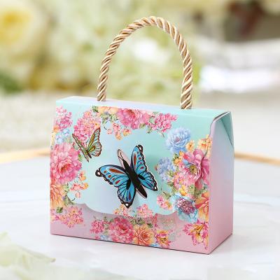 China Recyclable Gift Candy Box Wedding Wedding Favors Paper Candy Box Wedding Candy Box for sale