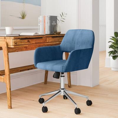 China Adjustable Home Cheap Home Swivel Vanity Chair Makeup Chair Swivel Computer Desk Chairs Computer Desk Swivel Chairs With Wheels for sale