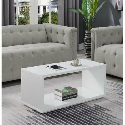 China Modern coffee table living room furniture coffee table side tea table with bottom shelf for sale