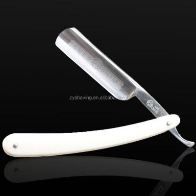 China ZY 600 Blade Single Blade Straight Razor Ready Cut Shave Throat Shaving Barber Shop Salon Grooming Knife Men for sale