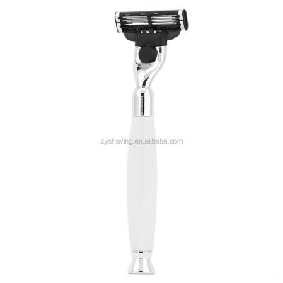 China Triple Blade ZY Men Single Variable 3 Layer Blade Barber Safety Shaving Razor Barber Shop And Salon for sale