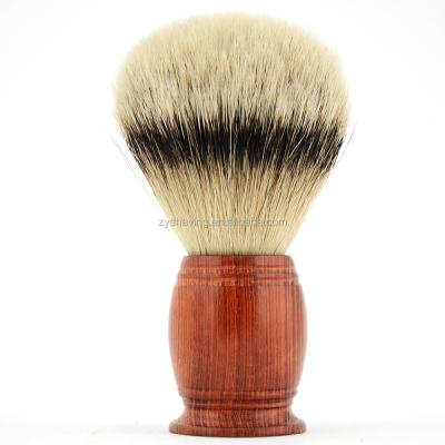 China HUGE Shaving Brush ZY Rosewood Handle SilverTip Badger Hair 30*80mm Wet Shaving Brush for sale