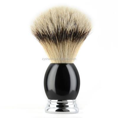 China ZYAmazon Hot Selling Finest Badger Hair Resin Handle Barber Shaving Brush Shaving Brush for sale