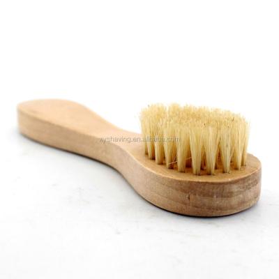 China ZY Custom Hot Selling Amazon Handle Beard Boar Bristle Men Wooden Beard Brush for sale