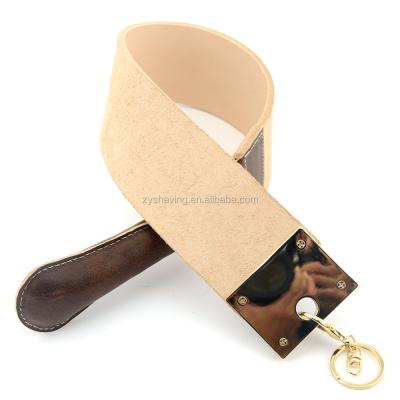 China 4mm ZY Razor Knife Sharpener Strap Thick Genuine Leather Top Grain Cowhide New Barber Pro Shaving Strop Genuine for sale