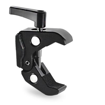 China Durable Rotary Crab Claw Clamp Mount Holder Clamps Clip Bracket for Camera Tripod Monopod Desk Wall Panel Holder Clip for sale