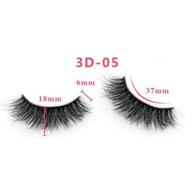 China Long Natural Color Natural 3D Mink Hair False Eyelash Curling Long Eyelashes Bushy Eyelashes for Women Daily Wear for sale