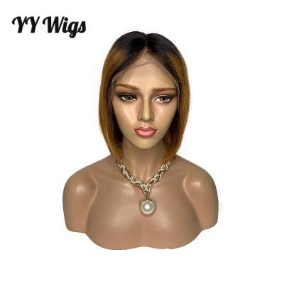 China Natural Lace Front Human Hair Straight Style 1B Brown Superstar Wigs For Women for sale