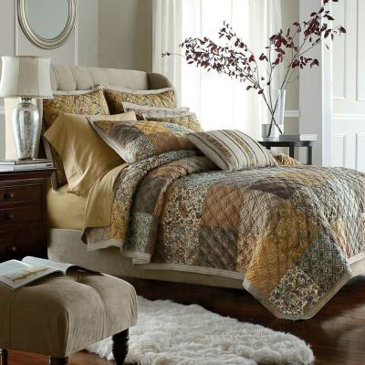 China New Home Porcelain Plaid Bed Print Patchwork/Bedspread Comforter for sale