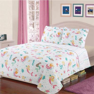 China Wholesale Disposable 100% Polyester Comforter Bedding Sets For Girl for sale