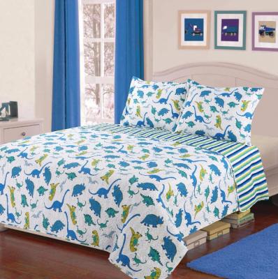 China Competitive Price Disposable Embroidery Microfiber Comforter Bedding Set For Boy for sale