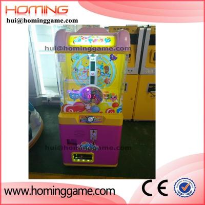 China coin operated game machine chocolate claw crane game machine Candy vending Machine(hui@hominggame.com) for sale