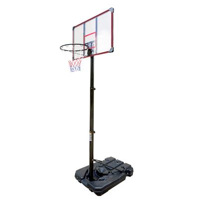 China Outdoor PC Youth 10 Feet Goal Hoop Basketball Base Backboard Ball Basket On Wheels for sale