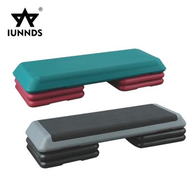 China IUNNDS Anti-Slip Exercise Floor Pads Surface Gym Equipment Aerobics Step Step Board for sale