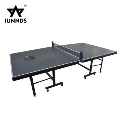 China MDF Best Price Indoor Foldable Ping Pong Tables On Sale for sale