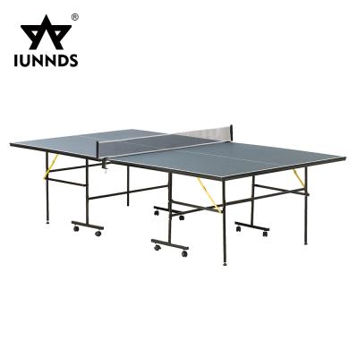 China High Quality Official MDF Standard TT Outdoor Table Tennis Table Set With Wheels for sale