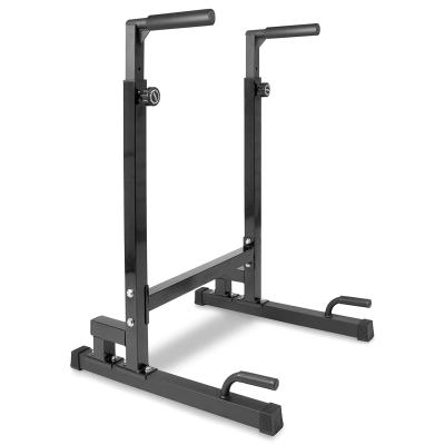 China Indoor Dip Stand Heavy Duty Adjustable Height Station Upper Body Equipment For Home Gym For Tricep Dip Push Ups Traction-UPS L-Rests for sale