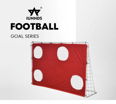 China Steel Tube Consturction Of 7 X 5 Ft Portable Soccer Goals With Shooting Targets Outdoor Training Equipment for sale