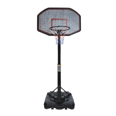 China Outdoor PE Hoop Ball Backboards 10ft Basketball Board Hoop With Movable Rack for sale