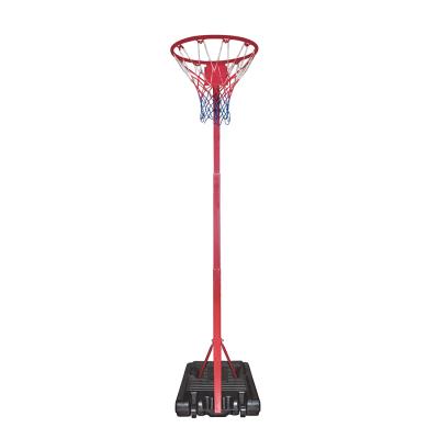 China Without Backboard Professional Folding Adjustable Basketball Post Netball Goal Removable Goal Post for sale