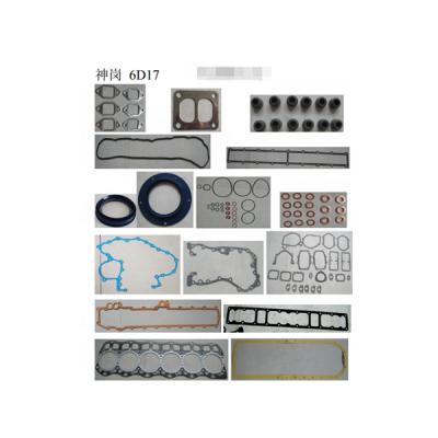 China Diesel Engine Fit For Perkins Caterpillar Massey Ferguson 6D17 Full Complete Gasket Set Kit Spare Parts for sale