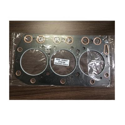 China Diesel engine fit for Yanmar 3TN100 cylinder head gasket diesel engine spare parts for sale