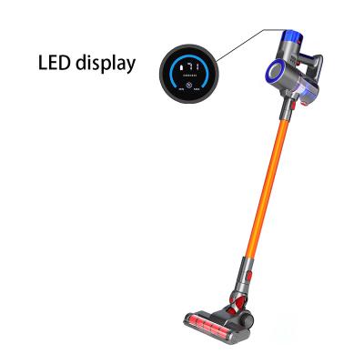 China Popular Car Shopee Lazada 3 Speeds Led Cordless Led Display BLDC Display Vacuum Cleaner Handheld Portable LCD Screen Cleaner for sale