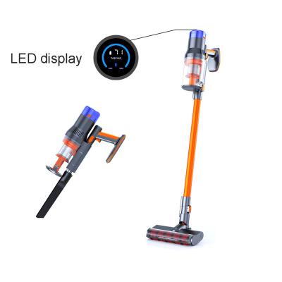 China Car 3 Speeds 25kpa Led Display BLDC Cordless Handheld Portable Car Vacuum Cleaner Led for sale