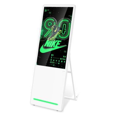 China 40 inch indoor exhibition digital signage lcd portable advertising digital poster for shoe store for sale