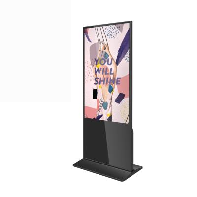 China Touch Screen Factory Supply 43 Inch Digital Signage Floor Standing Touch Screen Kiosk Totem LCD Display Products for sale