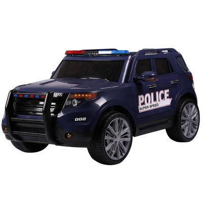 China Ride On Toy Hot Sale 12V Police Ride On Car For Kids To Drive Child Electric Power Wheel Remote Control Car for sale