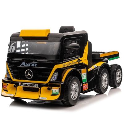 China Ride On Toy Benz Axor License 24v Electric Truck For Kids To Drive With Big Remote Control Kids Ride On Car for sale