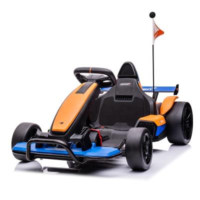 China 24V Electric Powerful Drift Go Kart Ride On Car For Big Kids For 10 Years Huge 6 INCH for sale