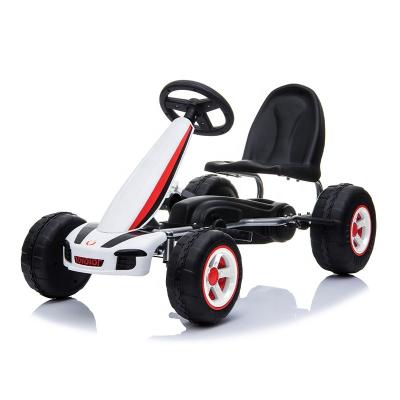 China Kids Pedal To Go Kart Air Wheel Foot Power Ride On Car For Kids 6inch for sale