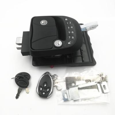 China RV Boat Bus RV Keyless Entry Door Handle with Keypad and Deadbolt Compatible with RV Trailers Door Lock for sale