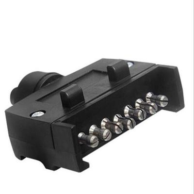 China 12V Flat Connector 7 Way Light Trailer Plug Power 7-Pin Male Trailer Adapter for sale