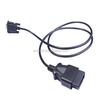 China Diagnostic Tools VAG 16PIN AU DB 9pin RS232 Serial OBD2 CABLE Vehicle Diagnostic Cable for sale