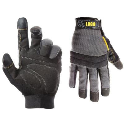 中国 China Factory Customized Logo Mechanical Working Gloves Anti-Slip Touch Screen 販売のため