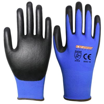 Chine Flexible Eva Foam Nitrile Work Winter Woodworking Liner Gloves à vendre